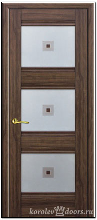 Profil Doors Модель 4x Темный орех Со стеклом