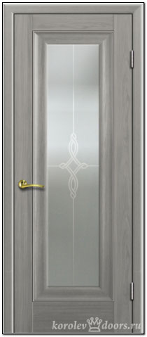 Profil Doors Модель 24x Серый дуб Со стеклом