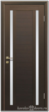 Profil Doors Модель 15x Малага черри кроскут Со стеклом