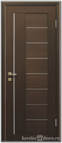 Profil Doors Модель 17x Малага черри кроскут Со стеклом