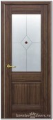Profil Doors Модель 2x, Со стеклом, Темный орех